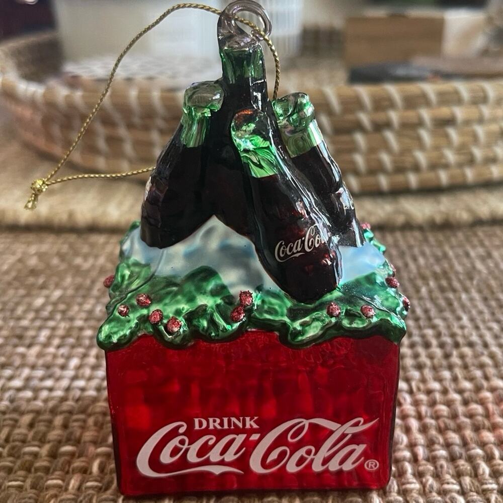 Coca Cola Christmas Ornament bottle